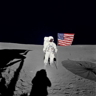 세계에서 6번째로 달 표면을 밟은 에드가 미첼. - NASA 제공